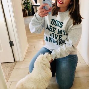 Dog Love Crewneck sweaters
